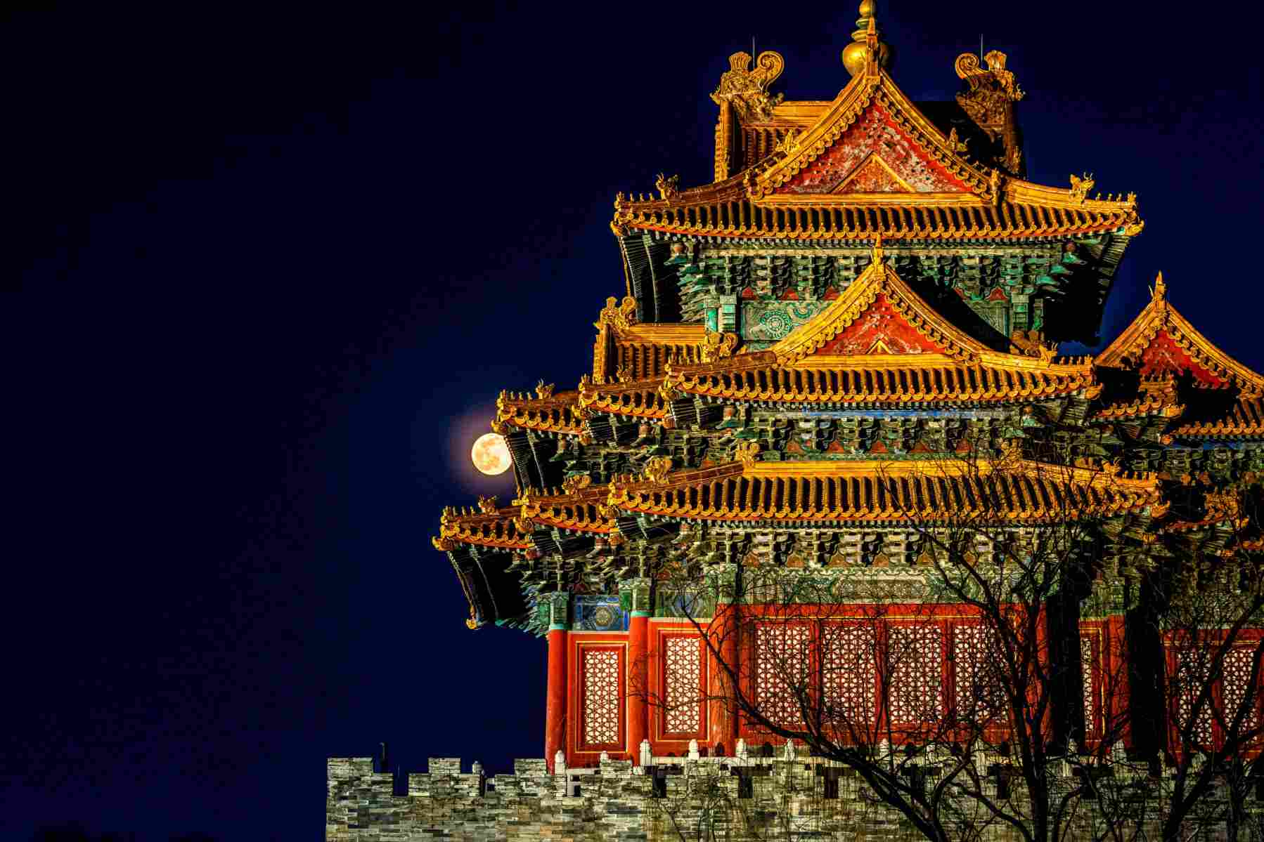 Forbidden City Beijing golden roof