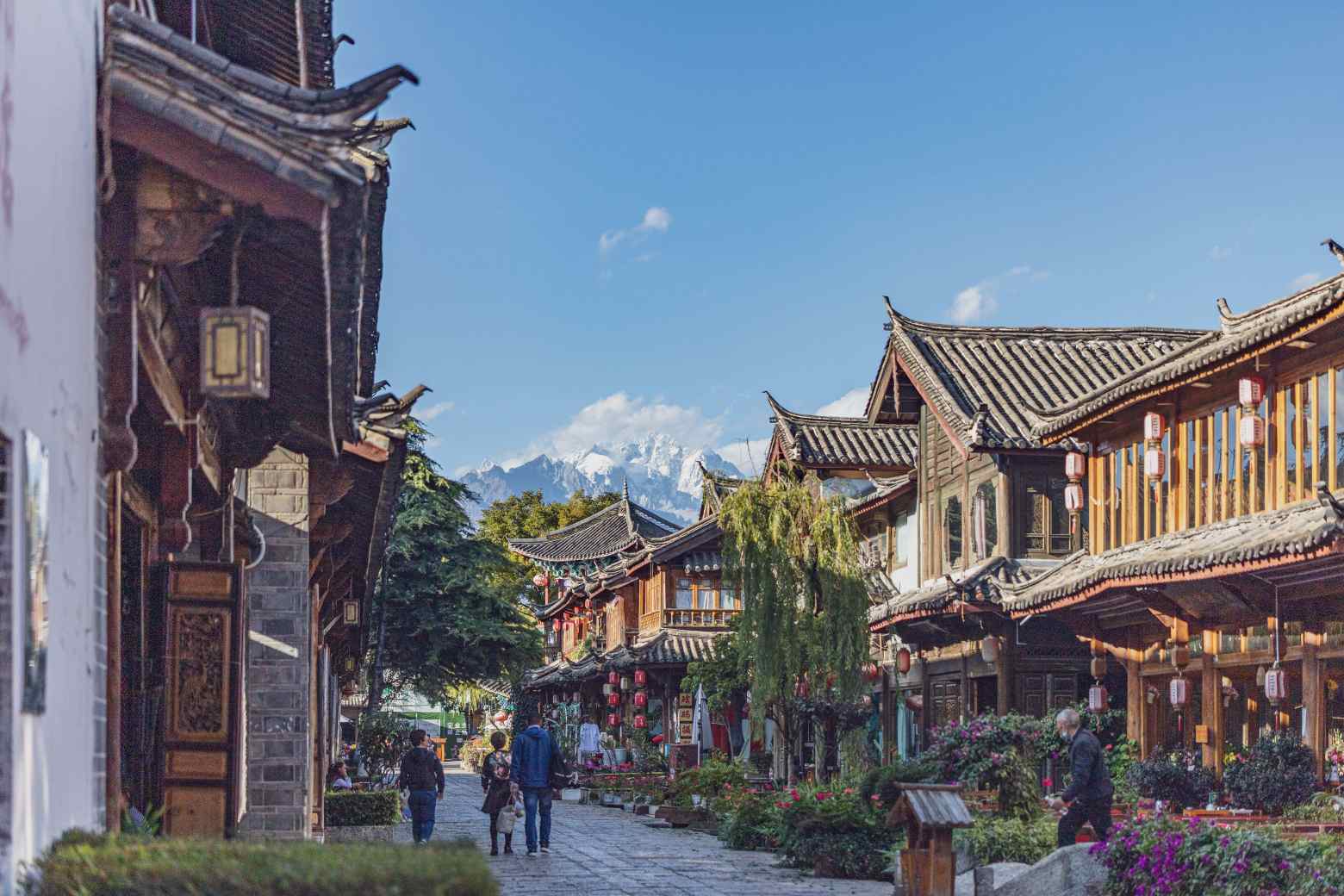 Dali old town morning in Yunnan